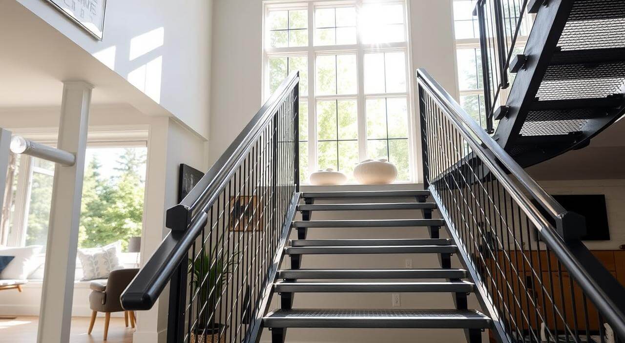 Escadas Metálicas Residenciais - Segurança e Design