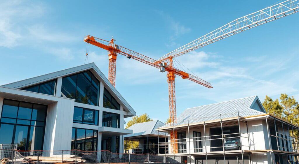 construção de casas com estruturas metálicas