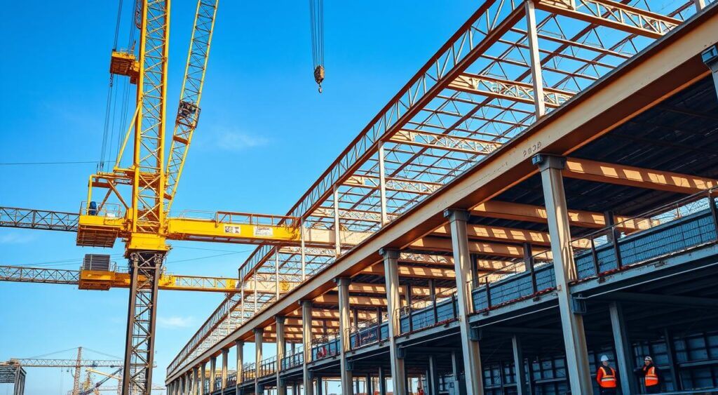 construção de galpão metálico