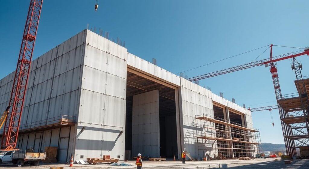 construção de galpão pré-moldado