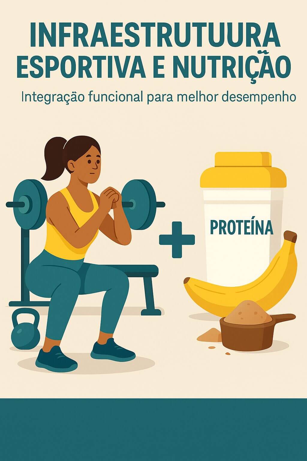 infraestrutura esportiva e nutrição